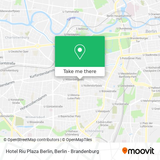 Hotel Riu Plaza Berlin map