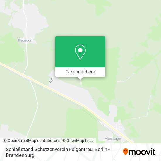 Schießstand Schützenverein Felgentreu map