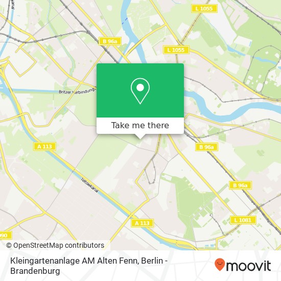 Карта Kleingartenanlage AM Alten Fenn