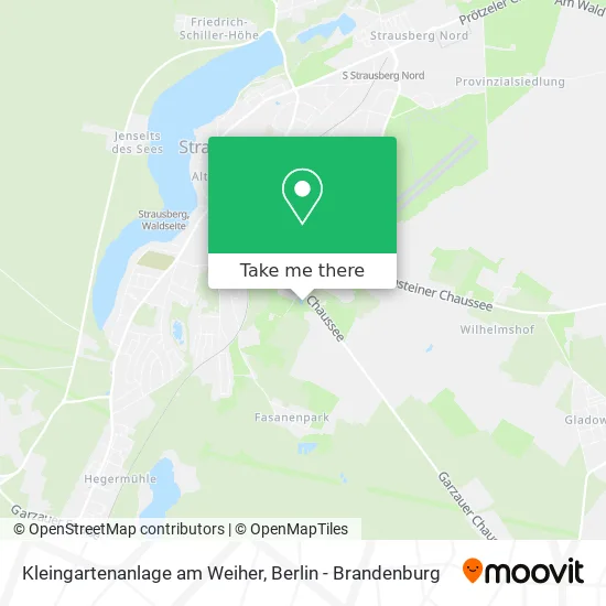 Карта Kleingartenanlage am Weiher