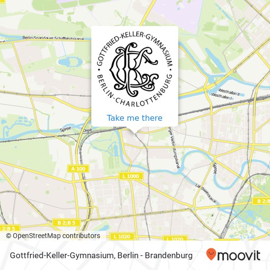 Карта Gottfried-Keller-Gymnasium