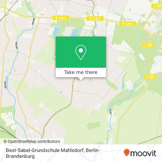 Best-Sabel-Grundschule Mahlsdorf map