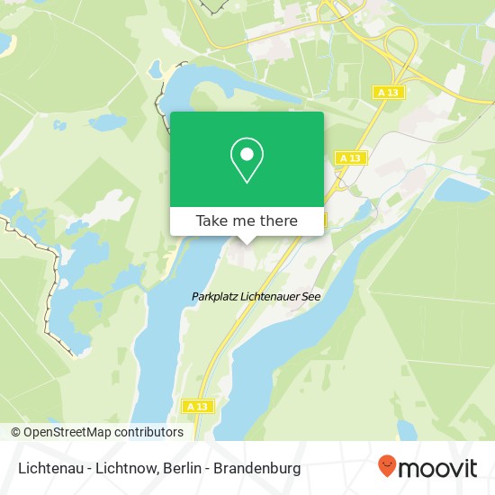 Lichtenau - Lichtnow map