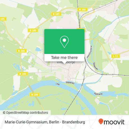 Marie-Curie-Gymnasium map