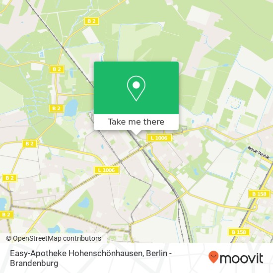 Карта Easy-Apotheke Hohenschönhausen