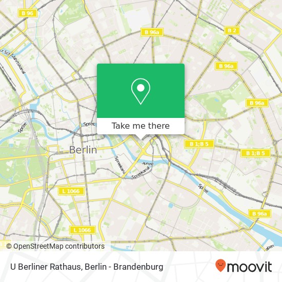 U Berliner Rathaus map