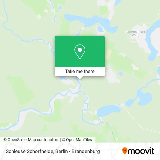 Карта Schleuse Schorfheide