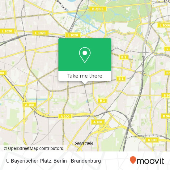 Карта U Bayerischer Platz