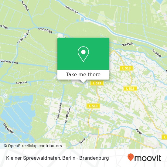 Карта Kleiner Spreewaldhafen