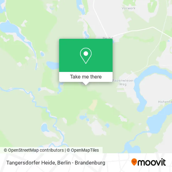 Карта Tangersdorfer Heide