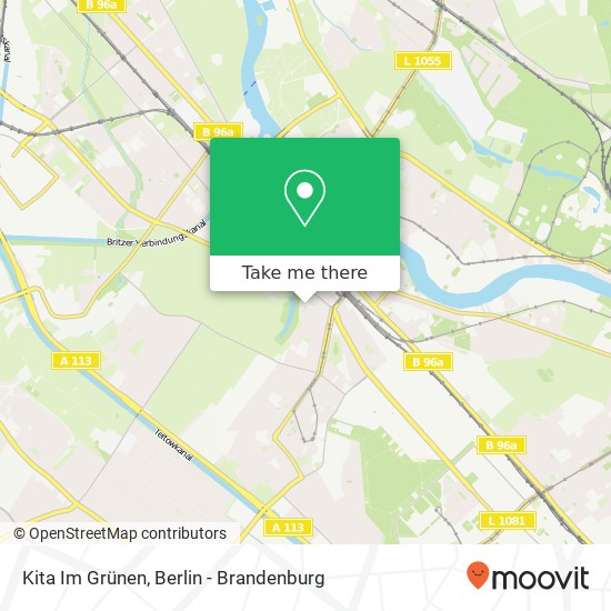 Kita Im Grünen map