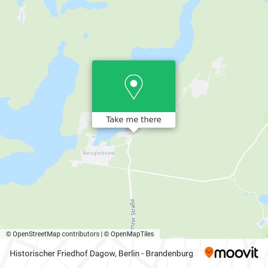 Historischer Friedhof Dagow map