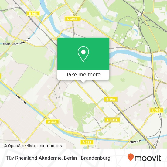 Tüv Rheinland Akademie map