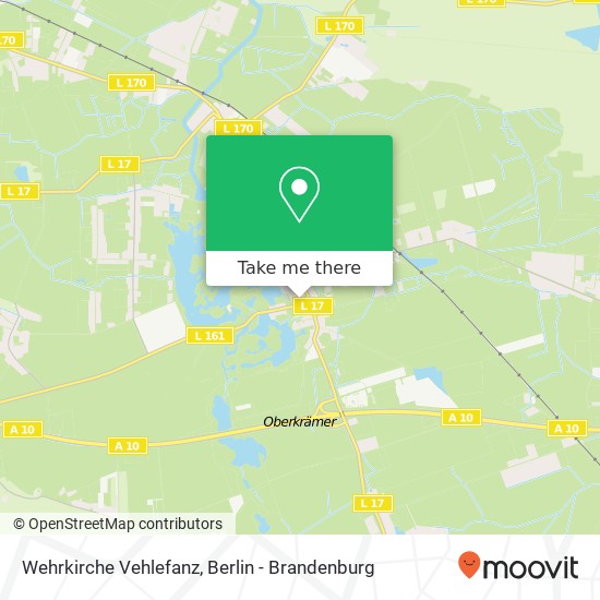 Wehrkirche Vehlefanz map