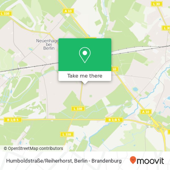 Humboldstraße/Reiherhorst map