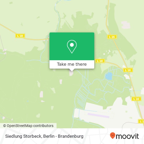 Siedlung Storbeck map