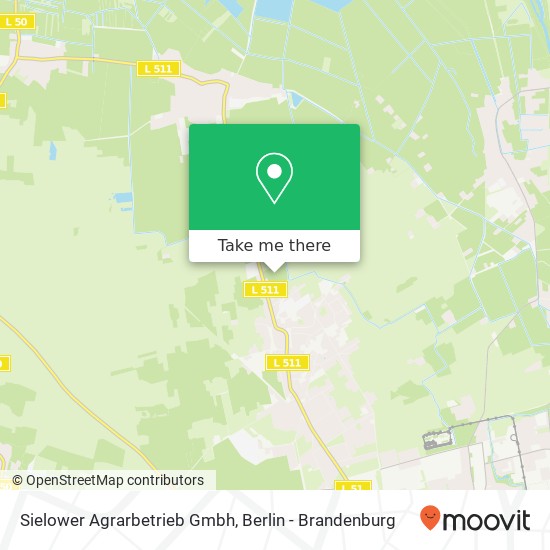 Карта Sielower Agrarbetrieb Gmbh