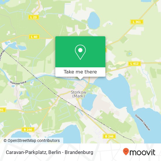 Caravan-Parkplatz map