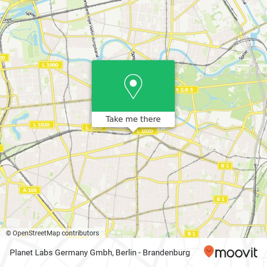 Planet Labs Germany Gmbh map