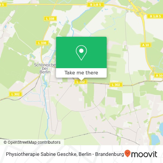 Physiotherapie Sabine Geschke map