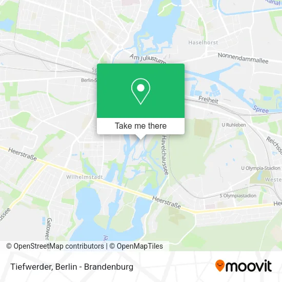 Карта Tiefwerder