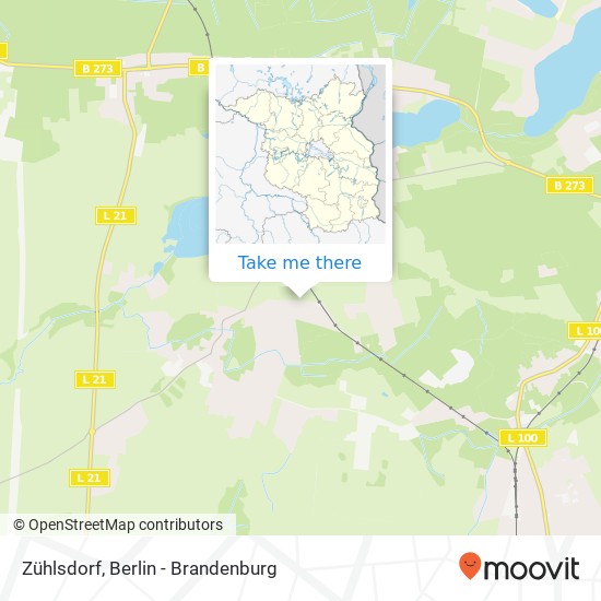 Zühlsdorf map