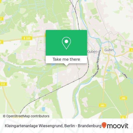 Kleingartenanlage Wiesengrund map