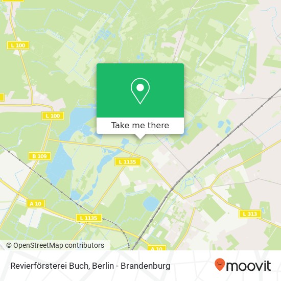 Revierförsterei Buch map