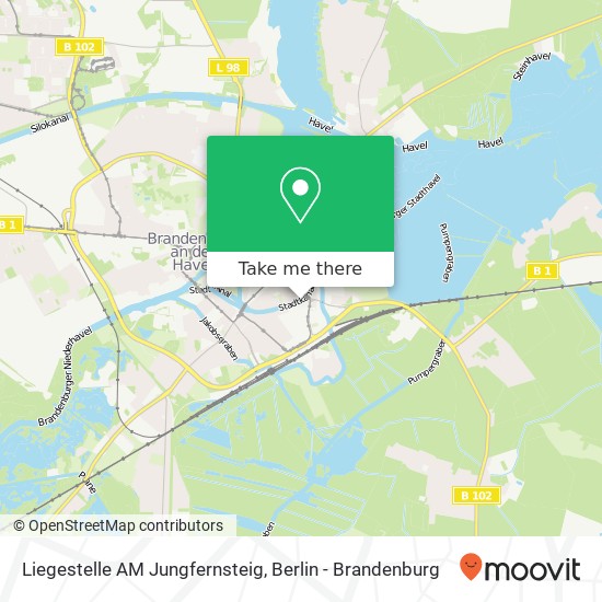 Liegestelle AM Jungfernsteig map