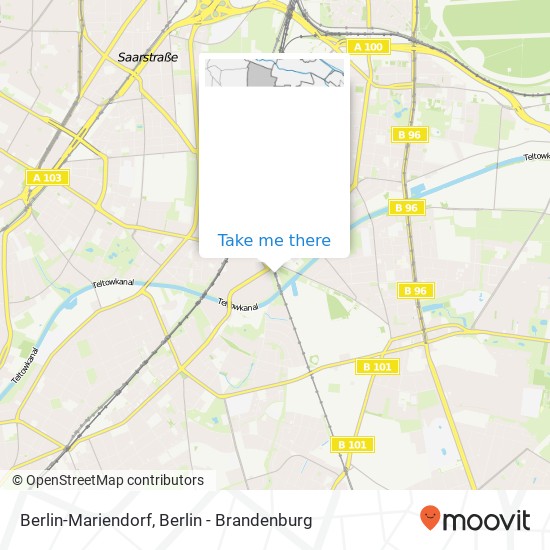Berlin-Mariendorf map
