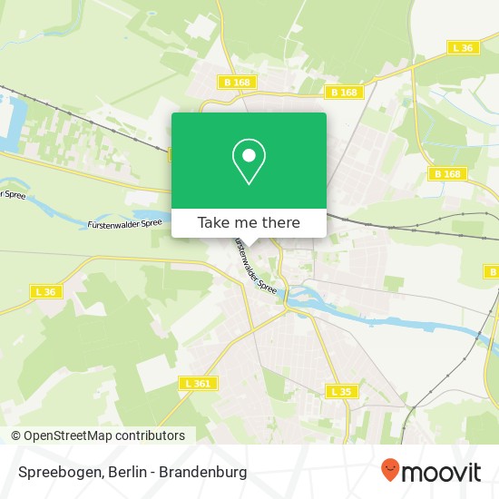 Spreebogen map