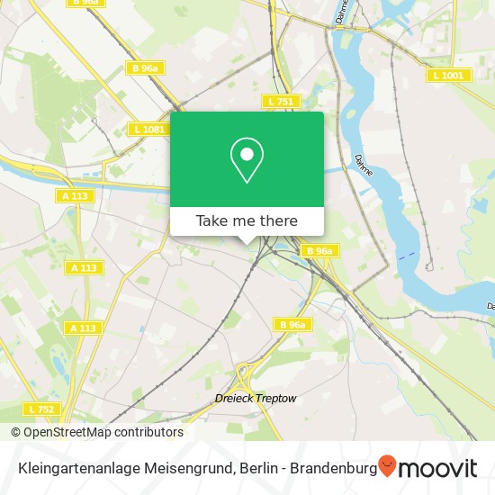 Kleingartenanlage Meisengrund map