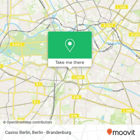 Casino Berlin map