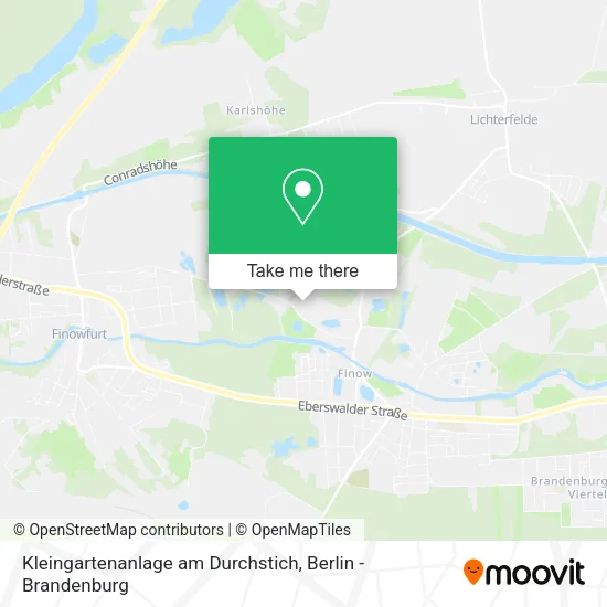 Карта Kleingartenanlage am Durchstich