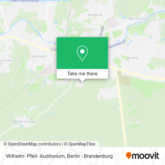 Wilhelm- Pfeil- Auditorium map