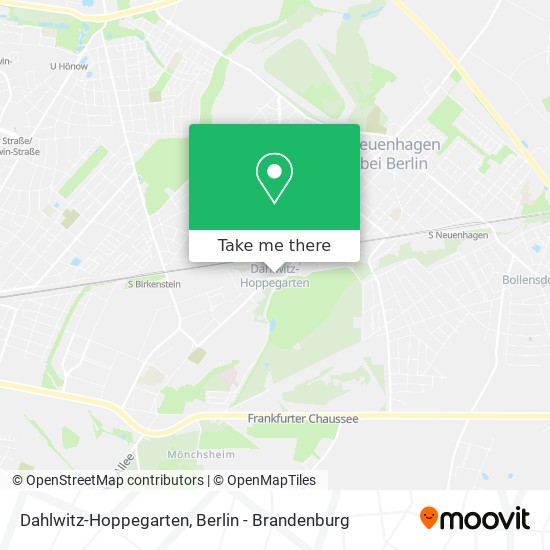 Dahlwitz-Hoppegarten map