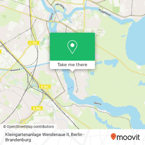 Kleingartenanlage Wendenaue II map