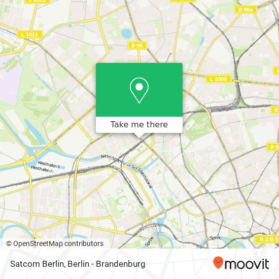 Satcom Berlin map