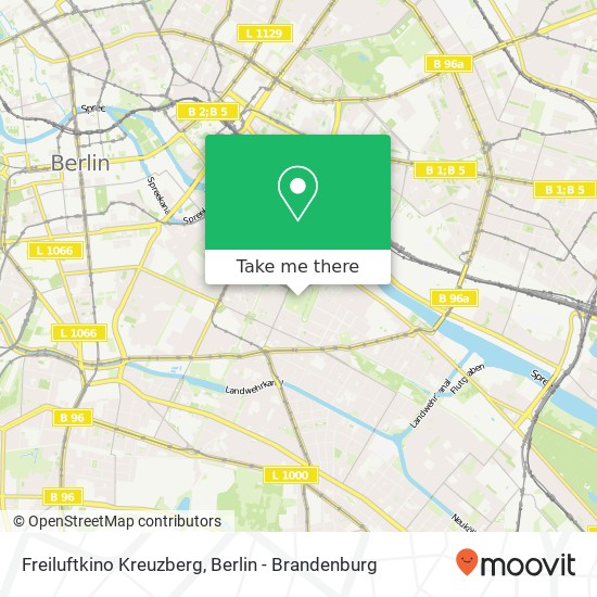 Freiluftkino Kreuzberg map