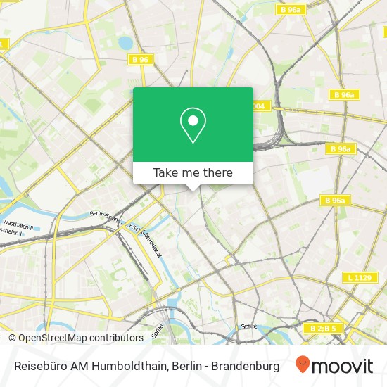 Reisebüro AM Humboldthain map