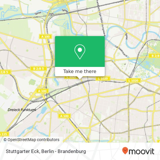 Stuttgarter Eck map