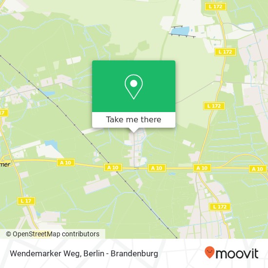 Карта Wendemarker Weg