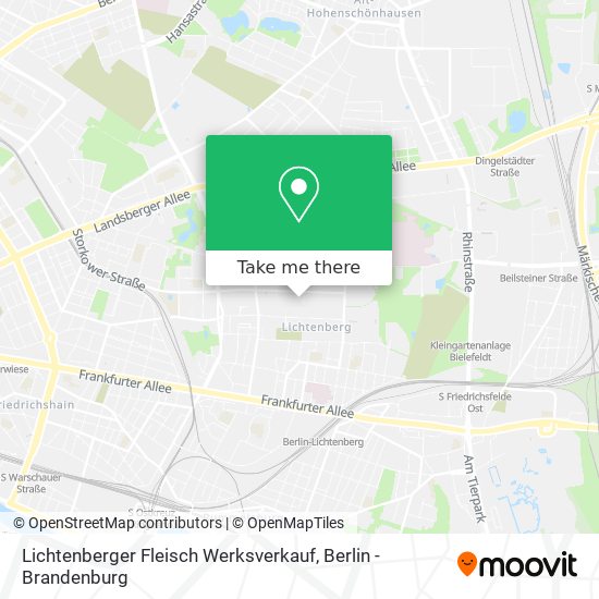 Lichtenberger Fleisch Werksverkauf map