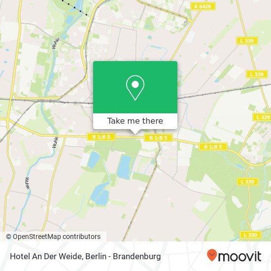 Hotel An Der Weide map