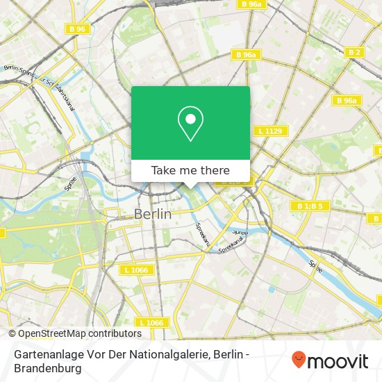 Gartenanlage Vor Der Nationalgalerie map