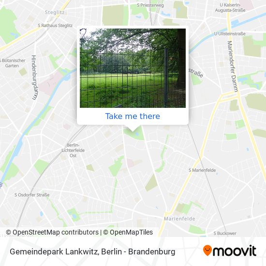 Карта Gemeindepark Lankwitz