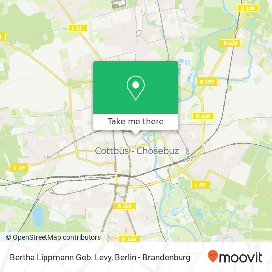 Карта Bertha Lippmann Geb. Levy
