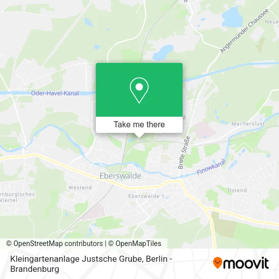 Карта Kleingartenanlage Justsche Grube