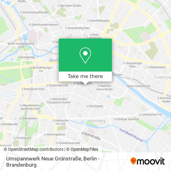 Umspannwerk Neue Grünstraße map