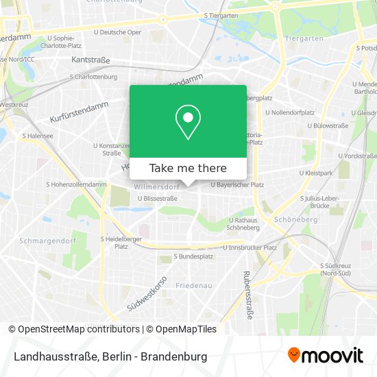 Карта Landhausstraße